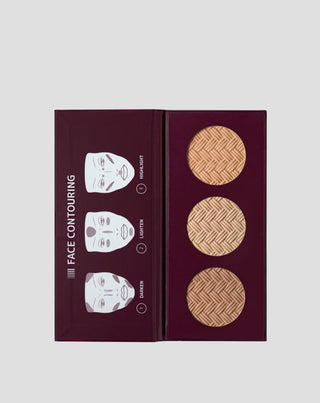 Affect Professional Cosmetics Contour Palette kasvojen ääriviivojen muotoiluun ja muotoiluun. - 2