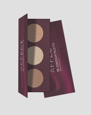 Affect Professional Cosmetics Contour Palette kasvojen ääriviivojen muotoiluun ja muotoiluun. - 1