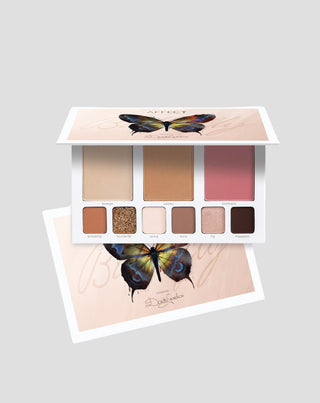 Affect Professional Cosmeticsin Butterfly-meikkipaletti, jossa on poskipunia ja pronsseja. - 1