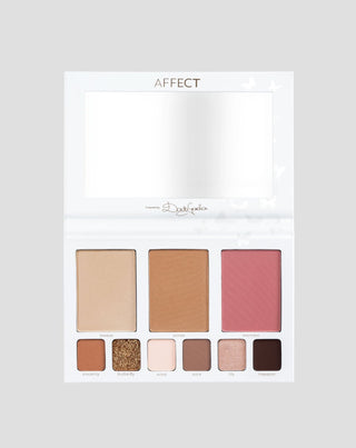 Affect Professional Cosmeticsin Butterfly-meikkipaletti, jossa on poskipunia ja pronsseja. - 3