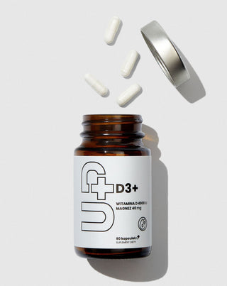 Up D3+ D3-vitamiinilisä yhdistettynä magnesiumiin UP Health Pharma 60 kapselia - 2