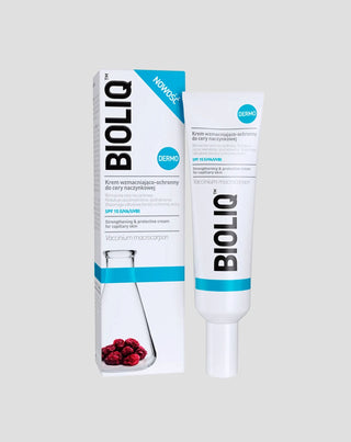 Vahvistava ja suojaava voide verisuoniperäiselle iholle SPF 15 Dermo Bioliq -suojavoiteella - 1