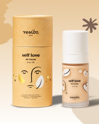 Luonnollinen ja orgaaninen Self Love BB-voide kasvoille sävyssä Light Beige 30 ml Resibo - 2