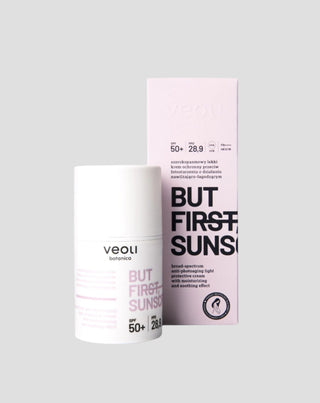 Kevyt anti-photo-ageing-voide Mutta ensin, aurinkovoide SPF 50+ Veoli Botanica - 1