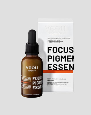 Seerumi ihon värjäytymiseen niasiiniamidin ja c-vitamiinin kanssa Focus pigmentaatio olemus Veoli Botanica - 1