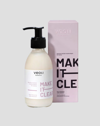 Luonnollinen kasvojen puhdistusemulsio Make it clear Veoli Botanica - 1