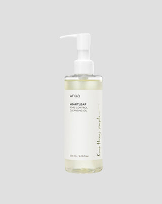 Puhdistusöljy Heartleaf Pore Control Cleansing Oil ANUA -öljyn kanssa - 1