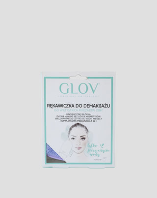 Glov uudelleenkäytettävä On-The-Go Ivory meikinpoisto- ja kasvojenpuhdistuskäsine - 3