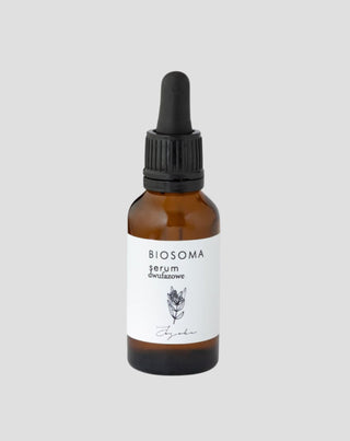 Anti-aging bifaasinen kasvoseerumi, jossa on hyaluronihappoa ja luonnollisia öljyjä Biosoma - 1