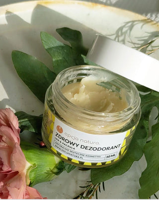 Luonnollinen deodoranttikreemi - terve deodorantti pellava & patsuli Opcja Natura_2 - 3