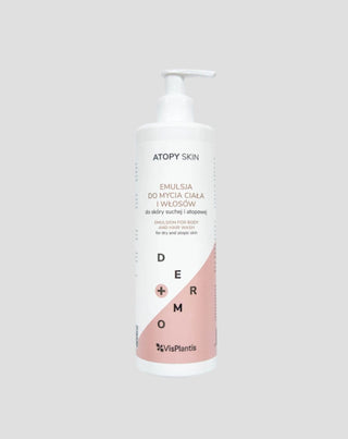 Kosteuttava vartalon ja hiusten pesuemulsio kuivalle ja atooppiselle iholle Vis Plantis Atopy Skin - 1