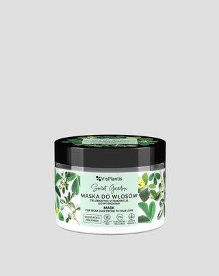 Vis Plantis sarviapilan ja mustajuuren hiusnaamio heikentyneille hiuksille, joilla on taipumus pudota poispäin - 1