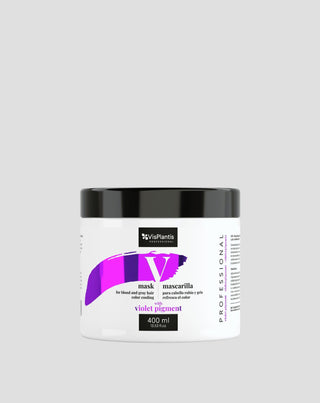 Väriä viilentävä naamio vaaleille ja harmaille hiuksille Professional Vis Plantis - 1