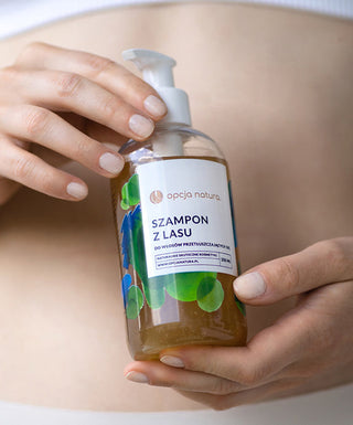 Metsäshampoo rasvoittuville hiuksille mintulla ja aloe veralla Natura Option - 2