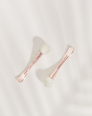 3D-silmähieroja, jossa on vuorikristalli ja Crystallove-voideapplikaattori. - 2