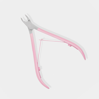 Ammattimainen 3mm kynsinauhapihdit, joissa on satiininpunainen kahva Sinä Beauty - 2