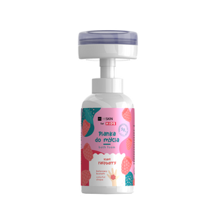 HiSkin vadelmantuoksuinen lasten käsi- ja vartalopesuvaahto - 1