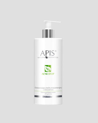 Puhdistava antibakteerinen tonic vihreällä teellä Acne-Stop Apis - 1