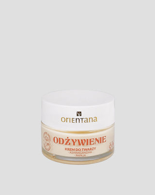 Kasvovoide, jossa on intialaista ginsengiä (ashwagandha) Orientana - 1