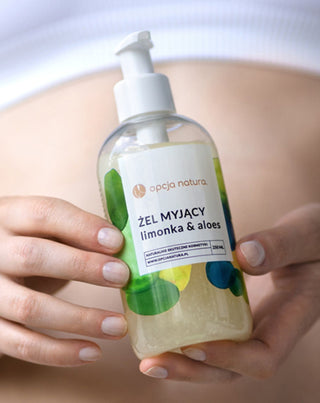 Vartalon ja kasvojen pesugeeli Lime & Aloe 100% luonnollinen Opcja Natura_2 - 2