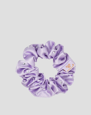 Silkkinen hiuslenkki kristalleilla – lilac Crystallove_3 - 3