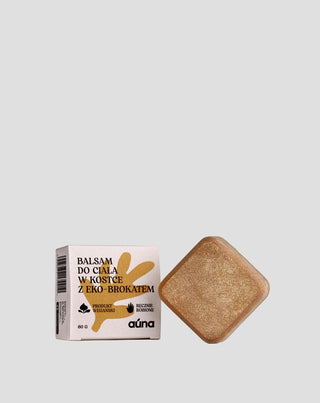 Hellävaraisesti ruskettava vartalovoidepalkki, jossa on bacurivoita ja eco glitteriä Auna - 1