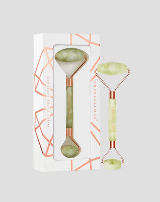 Jaderulla kasvohierontaan - luonnollinen nuoruuden kivi Jade roller Crystallove - 1