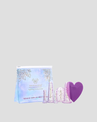 Silikoniset kuppisetti kasvojen ja vartalon hierontaan, joka auttaa poistamaan myrkkyjä Crystallove - 1