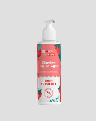Shampoo ja vartalopesugeeli 2in1 lapsille mansikan tuoksulla HiSkin - 1