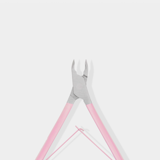 Ammattimainen 3mm kynsinauhapihdit, joissa on satiininpunainen kahva Sinä Beauty - 4