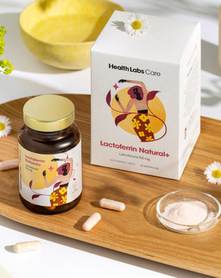Ravintolisä, jossa on laktoferriiniä 150 mg lehmänmaidosta Lactoferrin Natural+ Health Labs Care 30 kapselia - 2