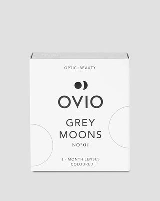 Grey moons nro 1 tuhkanväriset kuukausittaiset piilolinssit grey moons nro. 1 Ovio - 1