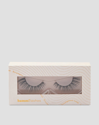Tekoripset 2d liuskalla toistuvaa käyttöä varten Scrumptious Look Bamm!Lashes -ripset - 1