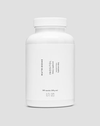 Inositoli 1000 mg/päivä verensokerin alentamiseen, insuliiniresistenssiin ja hedelmällisyyden tukemiseen Nutridome 180 kpl - 1