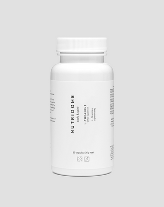 L-teaniini stressiin, rauhoittumiseen, keskittymiseen ja unen laadun parantamiseen Nutridome 60 kpl. - 1