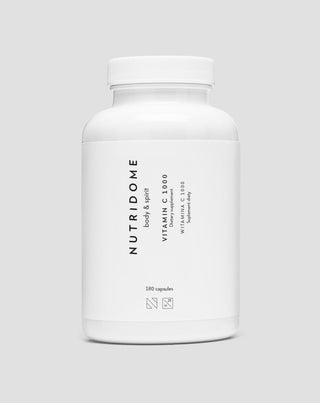 C-vitamiini 1000 immuniteettiin ja kollageenisynteesiin Nutridome 180 kapselia - 1