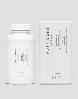 Omega-3 Nutridome immuniteettiin ja aivojen, sydämen ja näkökyvyn moitteettomaan toimintaan 660 mg EPA 440 mg DHA/vrk 60 kpl. - 3
