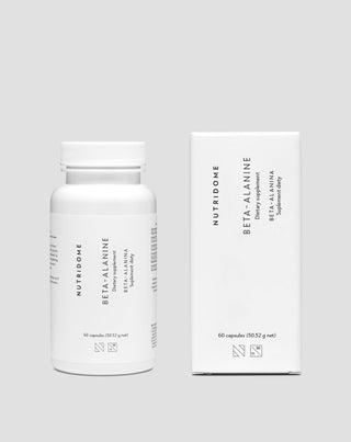 Beeta-alaniini 700 mg suorituskykyyn ja lihasväsymyksen vähentämiseen Nutridome, 60 kapselia - 2