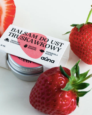 Mansikkainen huulirasva korostaa huulien väriä ja lisää kiiltoa Auna - 3