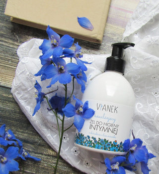 Kosteuttava intiimihygieniageeli voikukanlehtiuutteella Vianek - 2