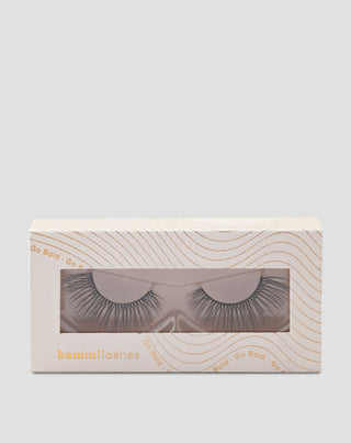 Tekoripset 2d kaistaleella monikäyttöön erittäin pehmeät Go Bold Bamm!Lashes -ripset - 1