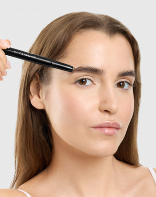 Ruskea kulmavaha risiiniöljyllä, jossa on laminointivaikutus Nutridome - 2