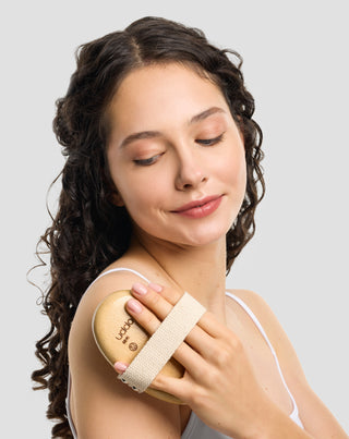 Uddo luonnollinen villisian harjaksinen vartalohierontaharja_3 - 3