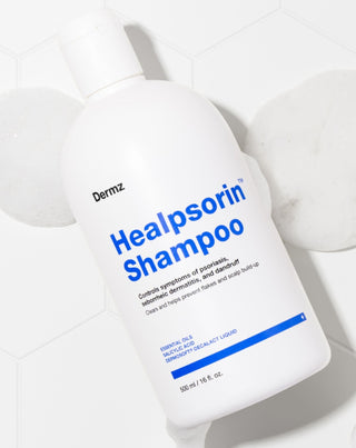 Shampoo psoriasikseen ja talinmuodostuksen aiheuttamaan ihotulehdukseen Healpsorin Shampoo Dermz_2 - 2