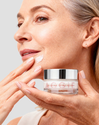 Kypsän ihon voide, jossa on kollageenia, hyaluronihappoa ja E-vitamiinia naisille 50+ Aggie - 2