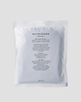 Meikinpoistokinnas hienoilla mikrokuiduilla kaikille ihotyypeille Nutridome - 2