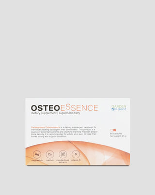 Ravintolisä, joka tukee luiden terveyttä ja oikeaa tiheyttä Osteoessence Gardenpharm 60 kapselia - 1
