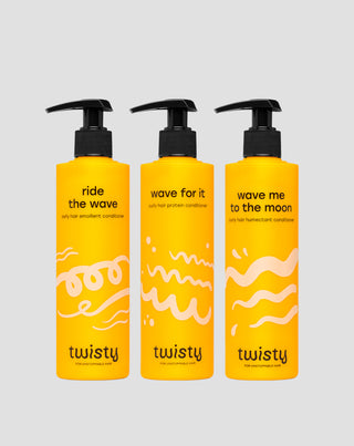 PEH hoitoainesetti proteiinit emollientit humektantit Twisty - 1