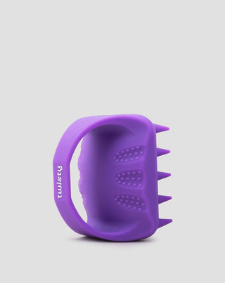 Kierrettävä pehmeä silikoninen päänahan hierontalaite stimuloi mikroverenkiertoa. - 1