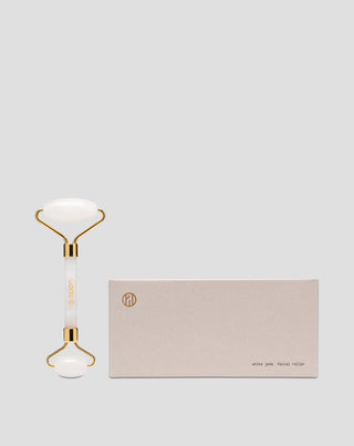 Uddo valkoinen jade kasvohierontarulla vähentää tummia silmänalusia ja turvotusta. - 3